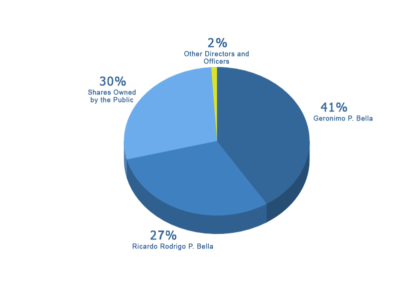 Shareholding Structure Harbor Star Shipping Services Inc 